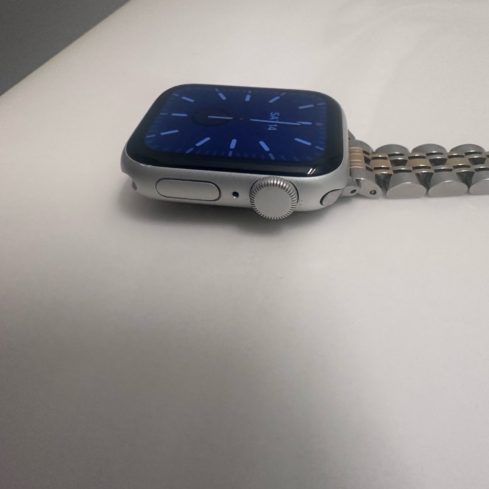 Apple Smartwatch with Silver and Gold Accents - Picture 2 of 8